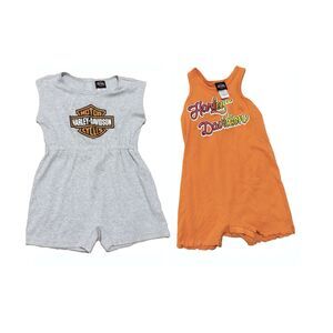 Girl's 4T Harley Davidsson Rompers